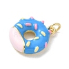Brass Enamel Pendants KK-B155-12G-3