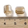 Electroplate Column Glass Beads EGLA-A043-02-PL02-3