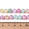 Anti-Tarnish Electroplate Glass Beads Strands GLAA-N064-8mm-01-2