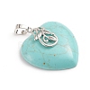 Synthetic Turquoise Pendants G-I275-03A-2
