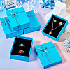Rectangle Paper Jewelry Set Storage Boxes with Bowknot CON-TAC0014-04A-6