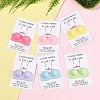 Rectang Paper Greeting Card for Friends DIY-YW0016-01A-5