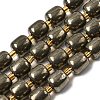 Natural Pyrite Beads Strands G-Z131-D01-03-2