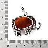 Natural Carnelian Pendants G-G112-01P-01-3