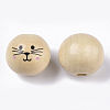 Natural Wood European Beads X1-WOOD-S055-16A-2