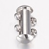 Tarnish Resistant 304 Stainless Steel Slide Lock Clasps STAS-P100-24P-1