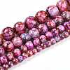 Baking Paint Glass Beads Strands DGLA-N003-6mm-B03-2
