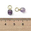 Natural Amethyst Pendants PALLOY-JF05300-02-4
