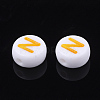 Initial Acrylic Beads OACR-E001-20N-2