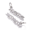 316 Surgical Stainless Steel Pendants STAS-L242-05-3