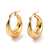 PVD Vacuum Plating 304 Stainless Steel Chunky Hoop Earrings for Women X-EJEW-F280-06B-G-2