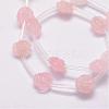 Natural Rose Quartz Beads G-O156-C-16-2