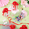 Clear PVC Candy Gift Packaging Boxes with Ribbon & Artificial Flower CON-TAC0001-20C-7