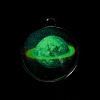 Galaxy Theme Luminous Glass Ball Pendants GLAA-D021-01P-10-4
