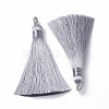 Polyester Tassel Big Pendants Decoration AJEW-S059-12-2