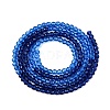 Transparent Glass Beads Strands GLAA-N074-01A-14-3