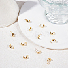 100Pcs Brass Bead Tips KK-BBC0009-06-4