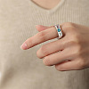304 Stainless Steel Pave Cubic Zirconia Finger Rings WG42730-01-1