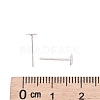 925 Sterling Silver Flat Pad Ear Stud Findings STER-A003-103B-3