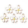 Alloy Enamel Pendants ENAM-R058-01B-1