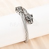 304 Stainless Steel Bangles for Men Women BJEW-H631-05A-AS-1