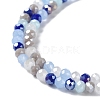 Glass Beads Strands EGLA-A034-M4mm-40-3