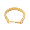 Rack Plating Brass Open Cuff Ring Settings KK-G455-15MG-2