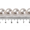 Baking Paint Pearlized Glass Pearl Round Bead Strands X-PEAR-H019-02E-04-5