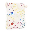 Christmas Theme Cotton Fabric Cloth Bag ABAG-H104-B14-2