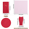 3 Sets Rectangle Velvet Single Watch Storage Bags ABAG-BBC0001-12A-2