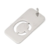 304 Stainless Steel Pendants LS-STAS-M115-01P-C-2