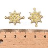 925 Sterling Silver Connector Charms STER-H110-04G-3