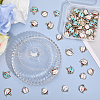 Globleland 60Pcs 6 Styles Alloy Pendant ENAM-GL0001-03-4