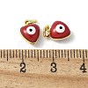 Brass Enamel Charms KK-S518-03A-G-3