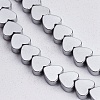 Non-magnetic Synthetic Hematite Beads Strands G-Q883-6x6mm-6-3