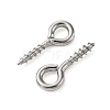 Tarnish Resistant 304 Stainless Steel Screw Eye Pin Peg Bails STAS-L234-165C-P-4