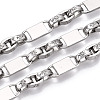 Alloy Irregularity Lock Link Chain LCHA-T001-14P-1