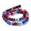 Natural Banded Agate/Striped Agate Beads Strands G-E605-A01-02A-4