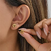 201 Stainless Steel Stud Earrings FS-WG29B49-01-2