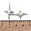 Brass Pave Shell Pendants KK-G497-09P-3