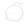 Teardrop Alloy Ring Link Chain Waist Belly Chains for Women FS-WG8F6BA-01-4
