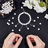 Frosted Round Natural Magnesite Beads Strands G-AR0003-23-3