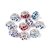Opaque Resin European Beads RESI-N044-03S-1