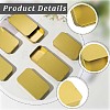 6Pcs Slide Top Tinplate Trinket Storage Boxes CON-SP0001-23D-6