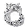 Handmade Lampwork Chevron Beads Strands LAMP-K041-01B-11-3