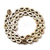 Electroplated Synthetic Non-magnetic Hematite Beads Strands G-L613-Z01-02F-2