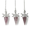 Natural Strawberry Quartz Cone Dowsing Pendulum Big Pendants G-C114-01P-15-1