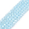 Electroplate Glass Beads Strands LS-EGLA-A044-P4mm-A06-1