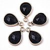 Synthetic Blue Goldstone Charms G-N326-50G-1