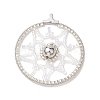 Glass Pendants PALLOY-MZ00229-02-1